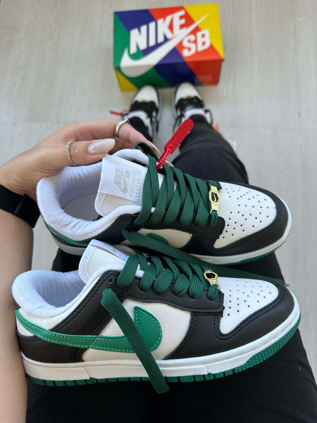 Tênis Nike Dunk Low Preto/Verde