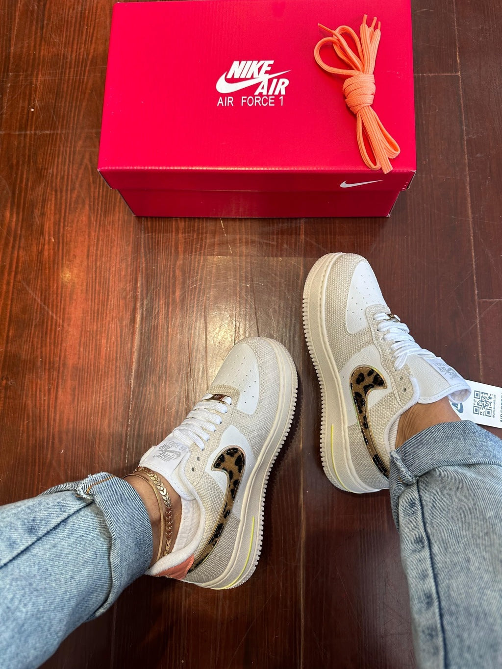 Tênis Nike Air Force Animal Print