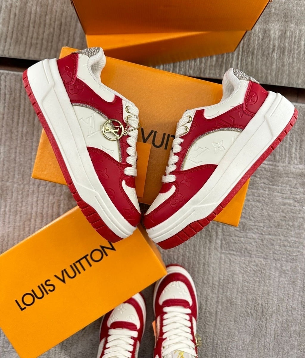 Tênis Louis Vuitton Branco Plataforma