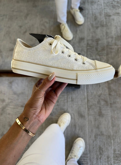 Tênis All Star Shine Prata Prime