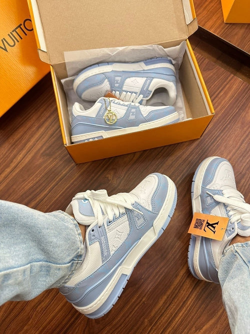Tênis LV Azul Bebê Trainer Prime