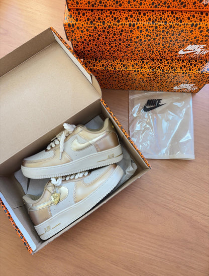 Tênis Nike Air Force Metalizado Luxo