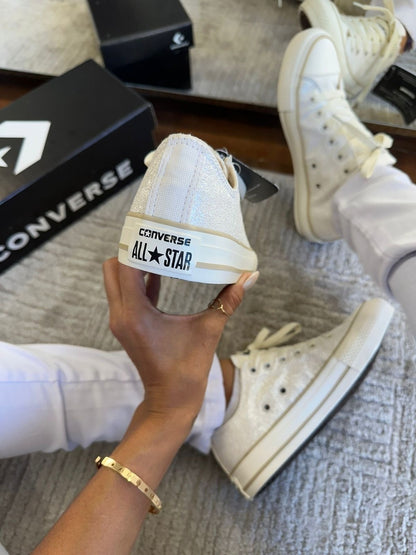 Tênis All Star Shine Prata Prime