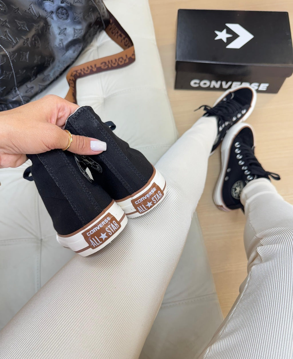 Tênis All Star Cano Alto Preto Prime