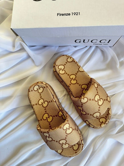 Slide Gucci Plataforma Confort - Luxo
