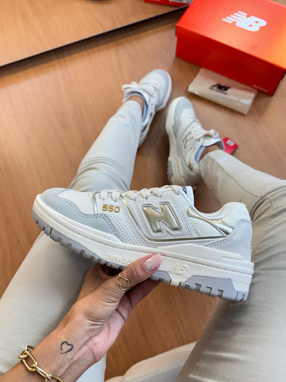 Tênis New Balance 550 Bege - Lançamento