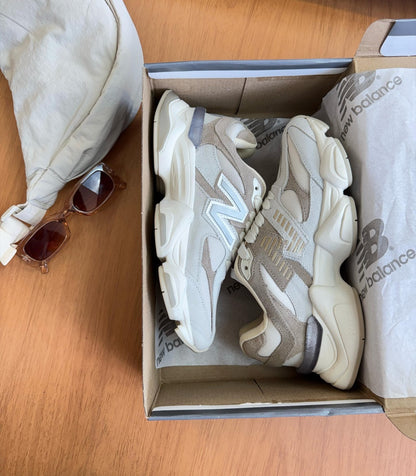 Tênis New Balance 9060 Off White Couro 100% Legítimo
