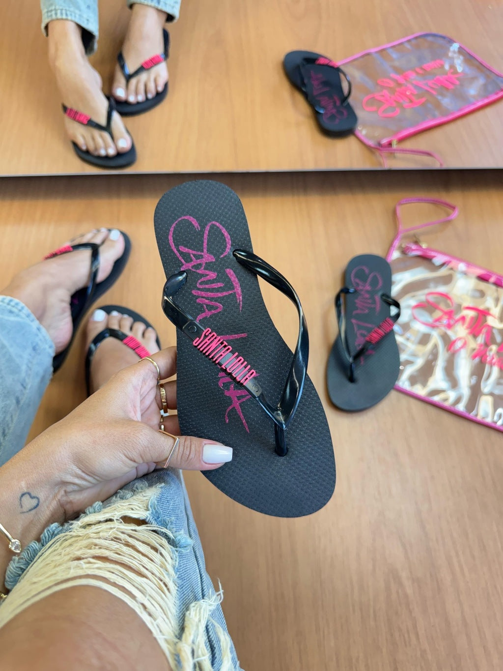 Kit Chinelo + Bolsa - Santa Lolla Verão