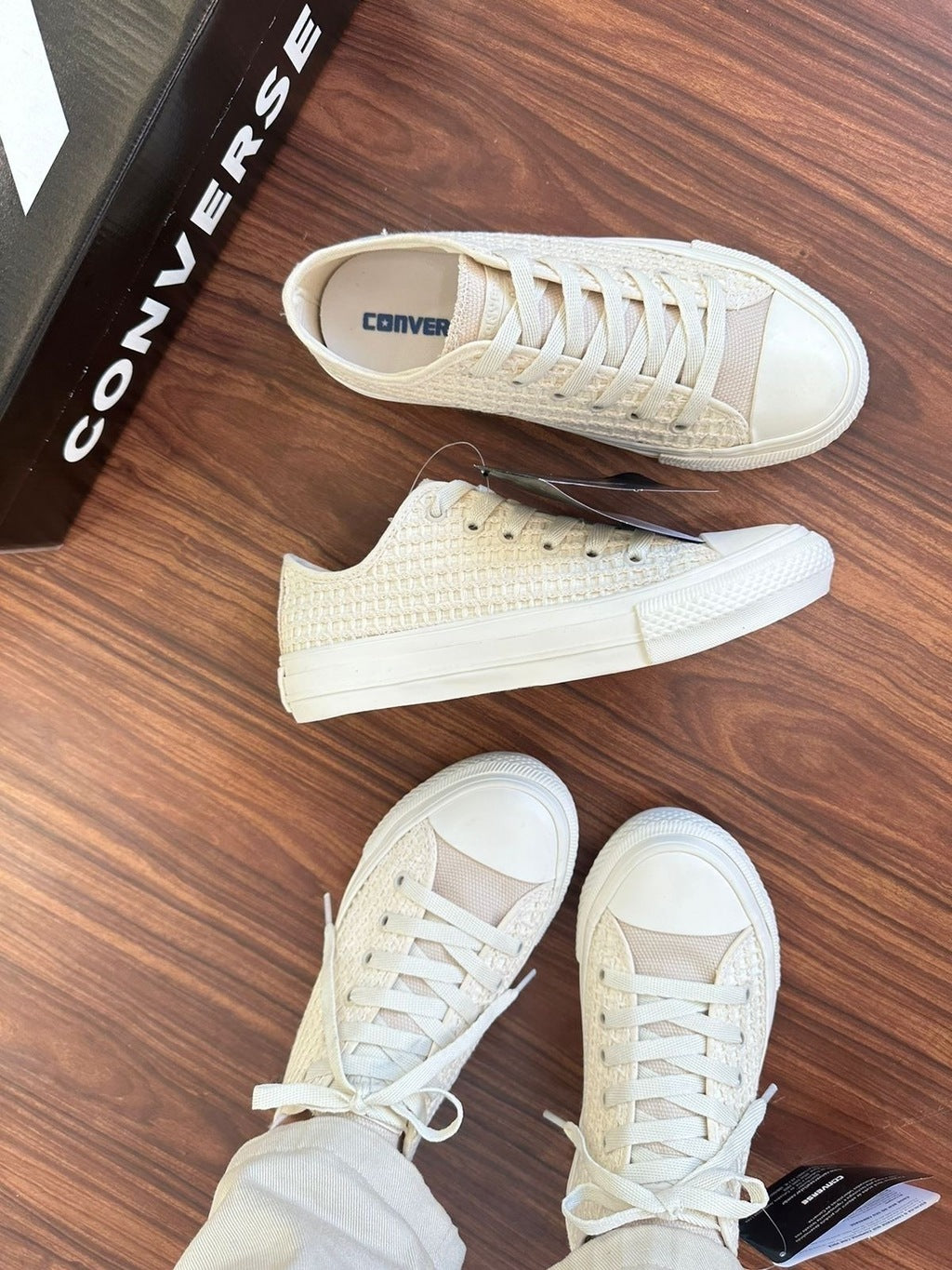 Tênis All Star Areia Renda Luxo