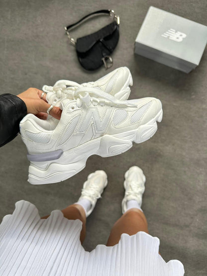 Tênis New Balance 9060 Branco Couro 100% Legítimo