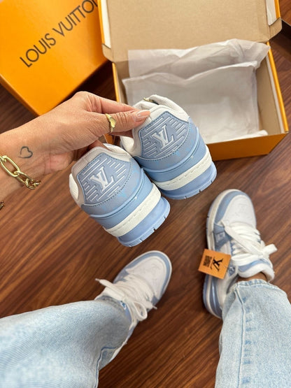 Tênis LV Azul Bebê Trainer Prime