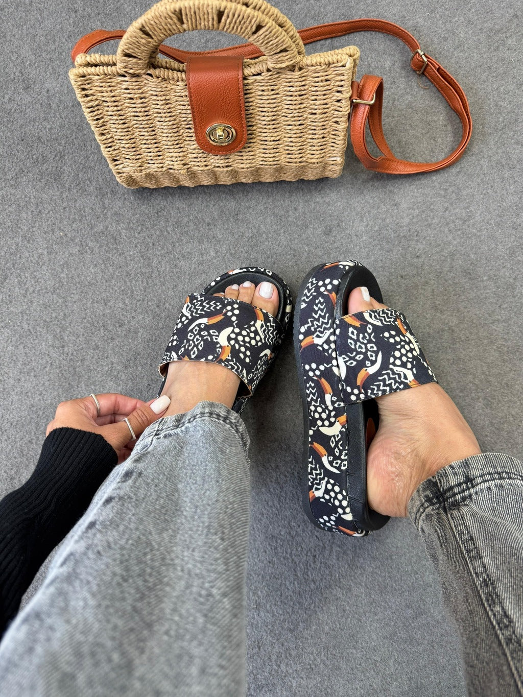 Tamanco Farm Rio - Preto/Tucano