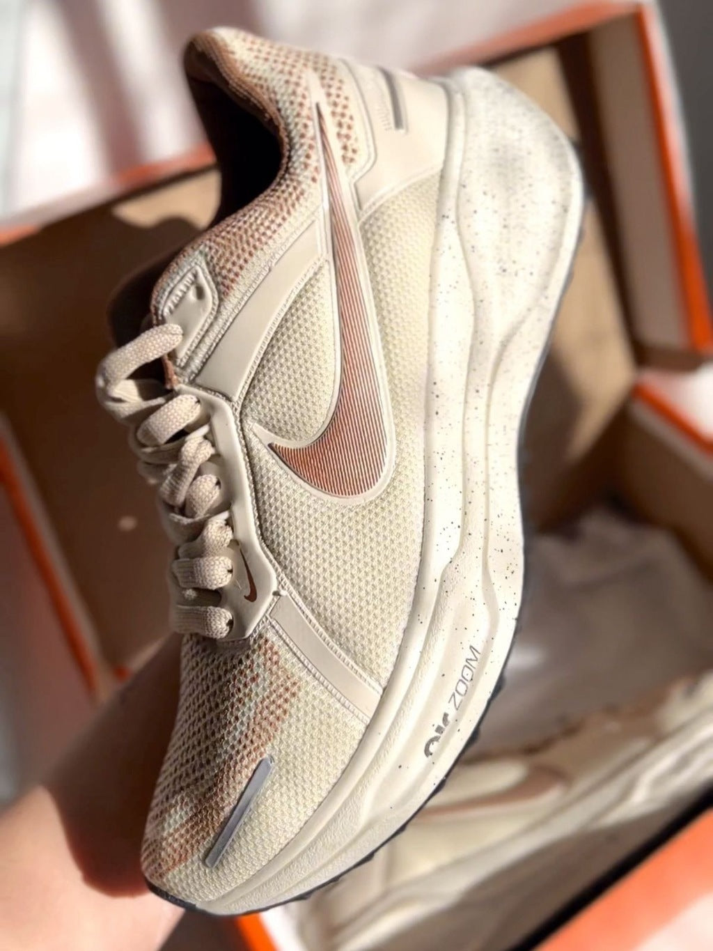 Tênis Nike Zoom Pegasus 41 Vanilla Cacau Luxo