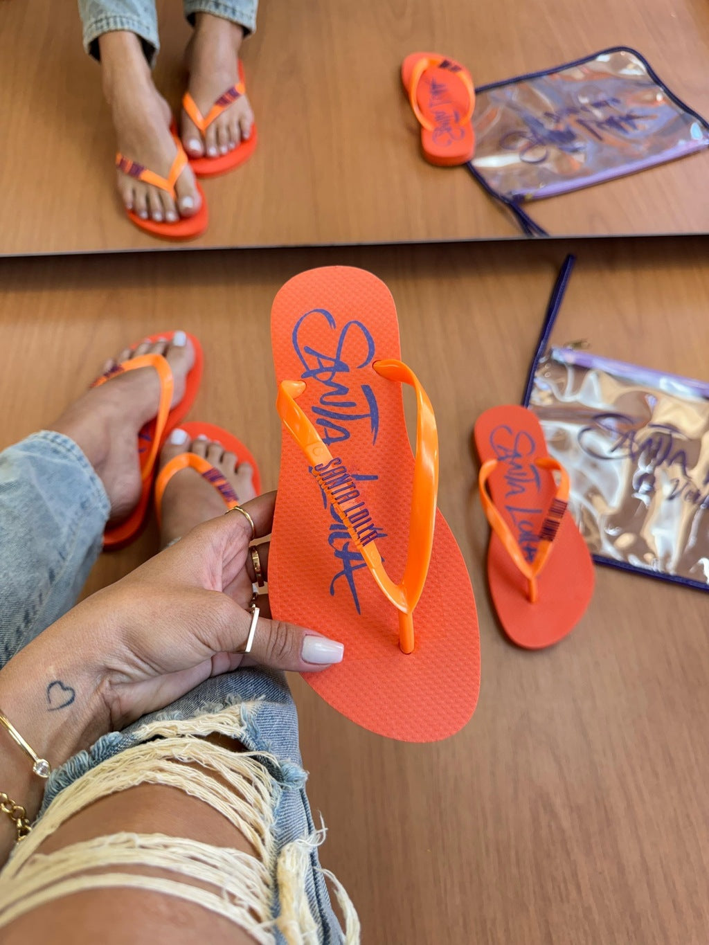 Kit Chinelo + Bolsa - Santa Lolla Verão