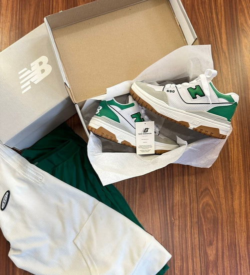 Tênis New Balance 550 Branco Verde - Lançamento