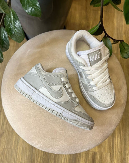 Tênis Nike Dunk Low Cinza Infantil