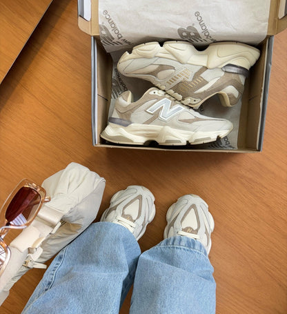 Tênis New Balance 9060 Off White Couro 100% Legítimo