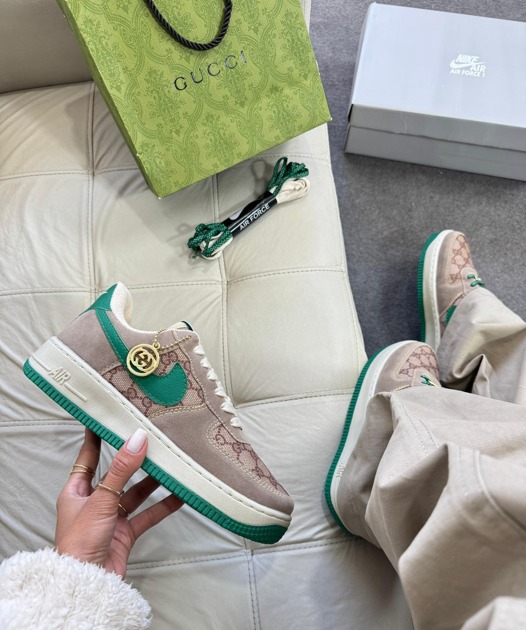 Tênis Nike Air Force Gucci Premium