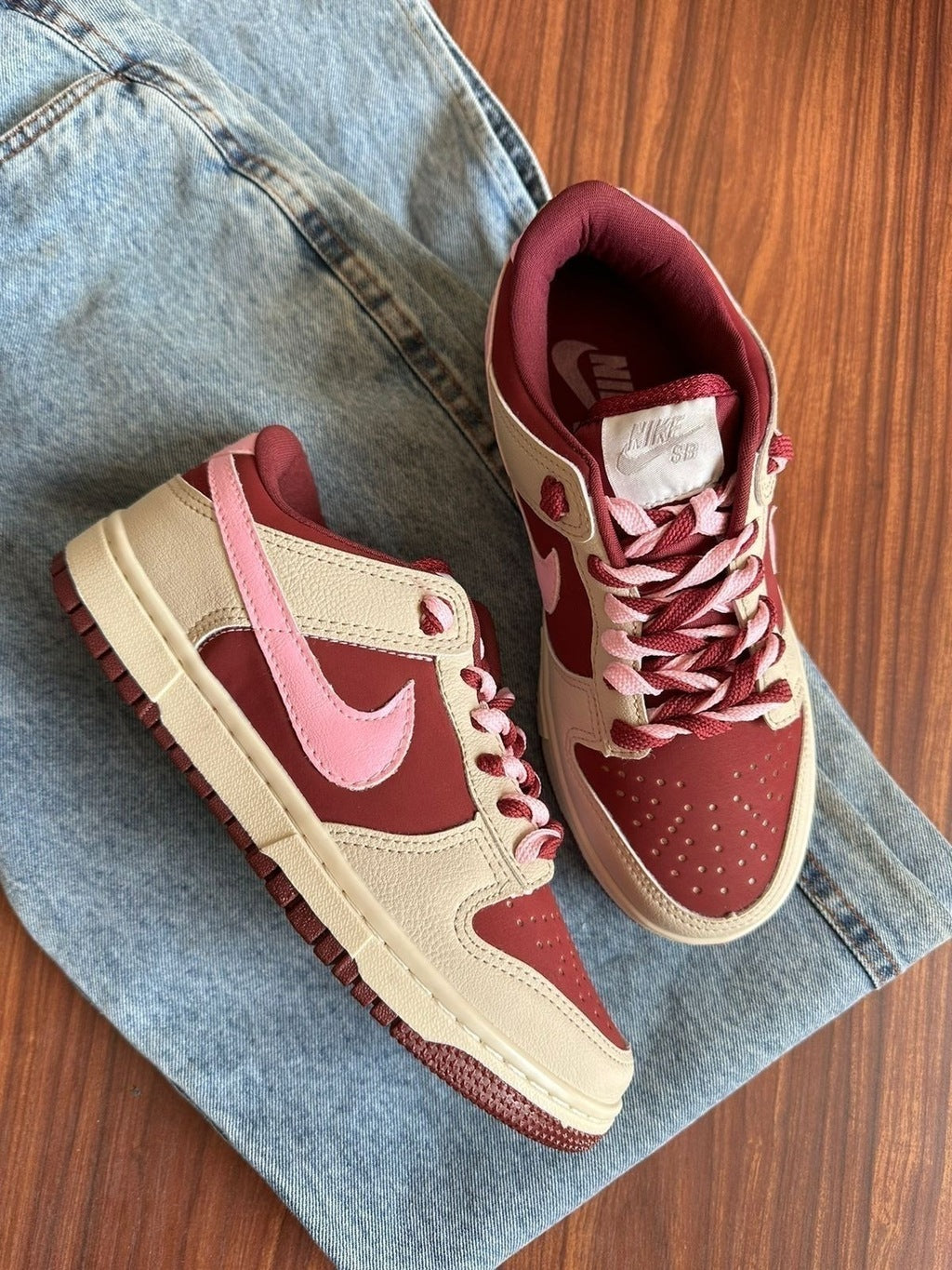 Tênis Nike Dunk Low Nude Marsala