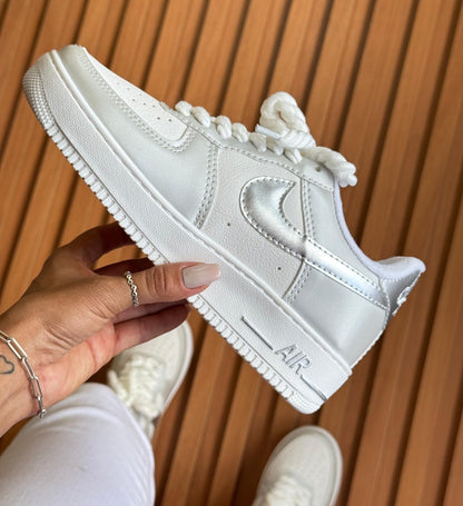 Tênis Nike Air Force Metalizado Luxo