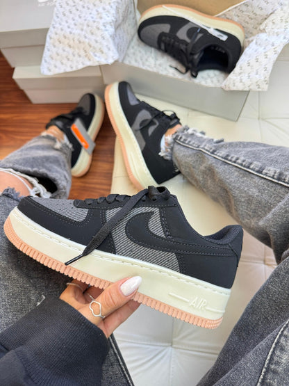 Tênis Nike Air Force Camurça Linho Luxo