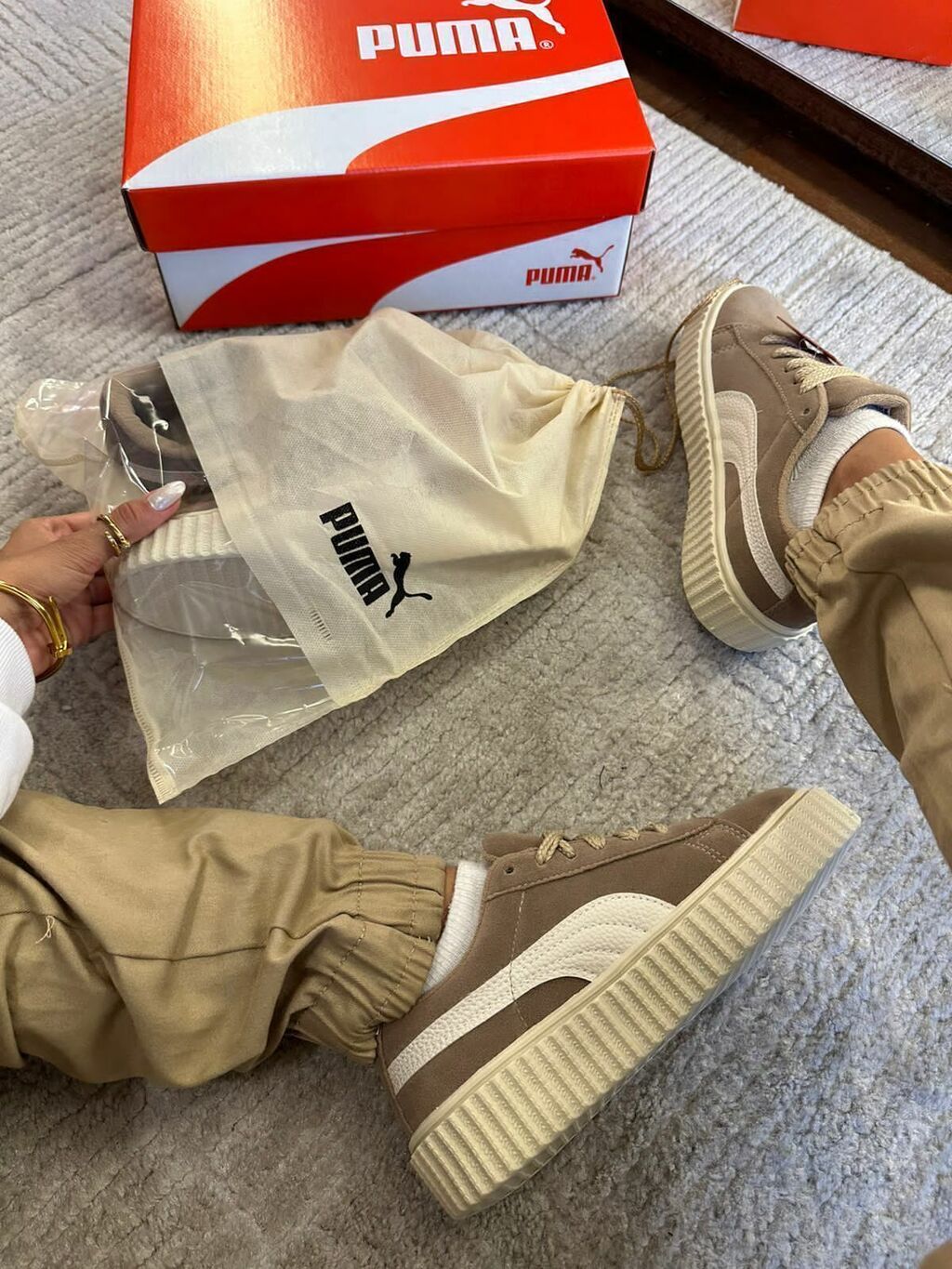 Tênis Puma Suede Caqui Prime