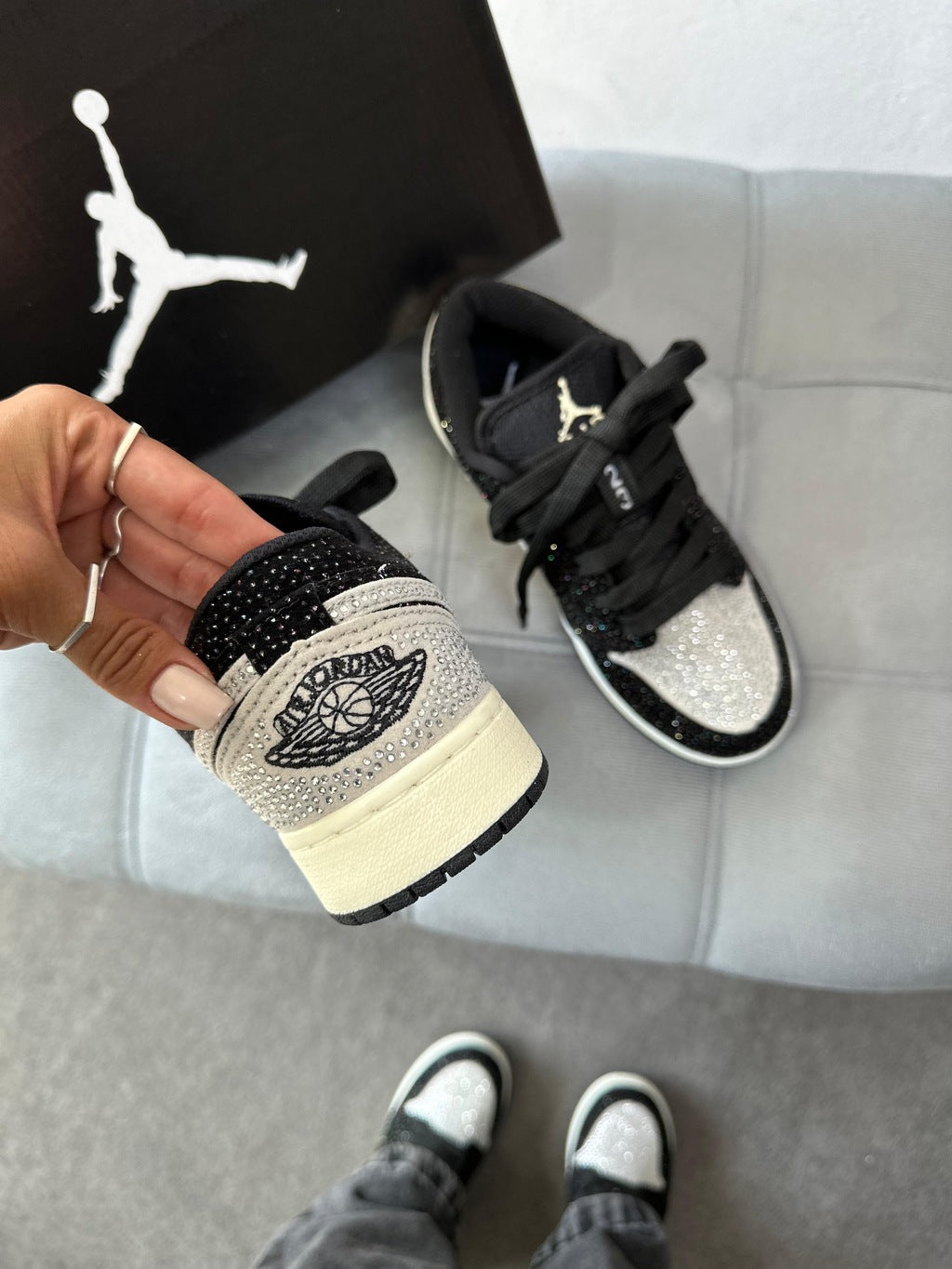 Tênis Nike Jordan Low Shine Preto