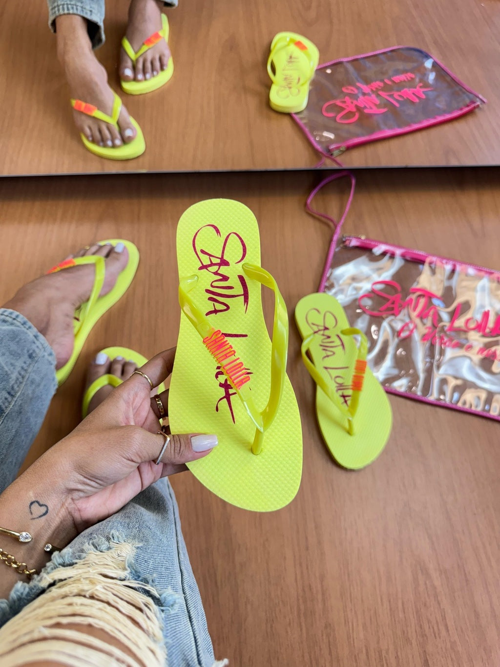 Kit Chinelo + Bolsa - Santa Lolla Verão