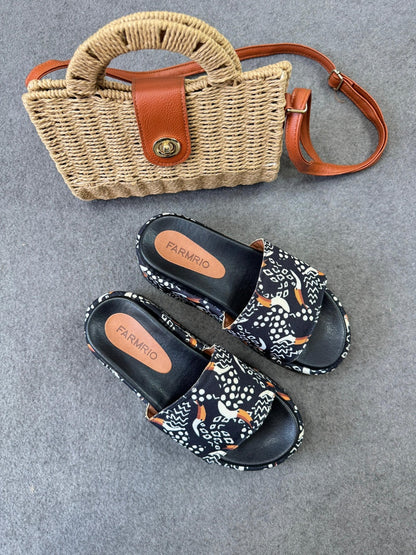 Tamanco Farm Rio - Preto/Tucano