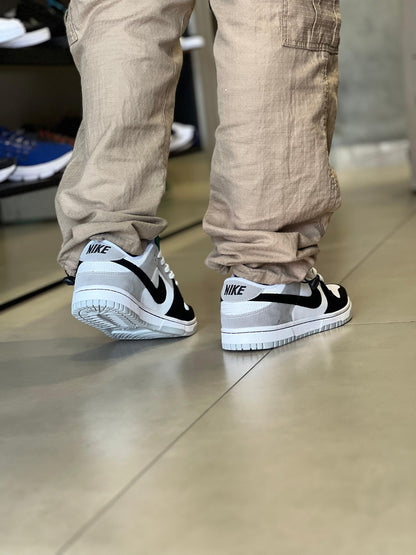 Tênis Nike Dunk Low Camurça Cinza e Preto