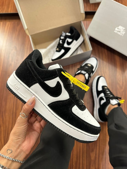 Tênis Nike Air Force Preto Camurça Prime
