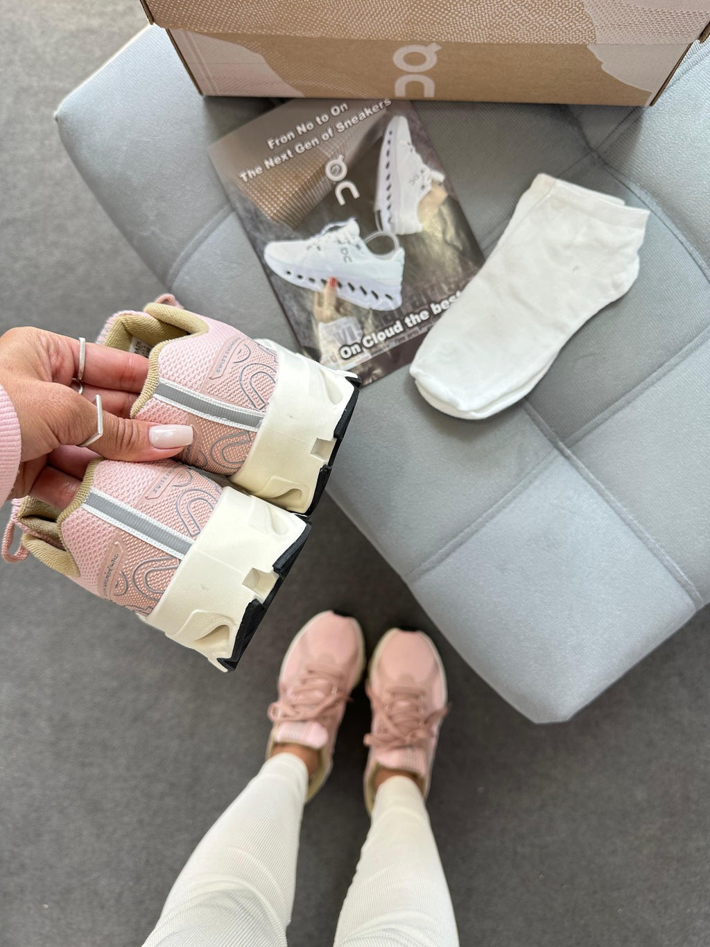 Tênis On Coudtilt Bege Prime