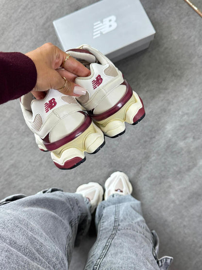 Tênis New Balance 9060 Marsala Couro 100% Legítimo