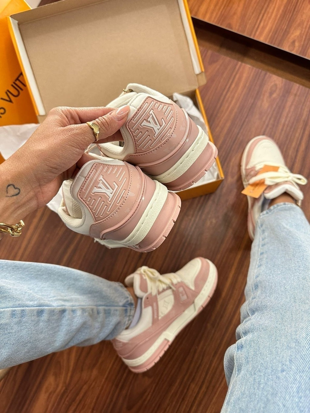 Tênis LV Azul Bebê Trainer Prime