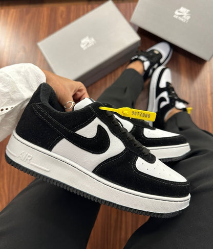 Tênis Nike Air Force Preto Camurça Prime