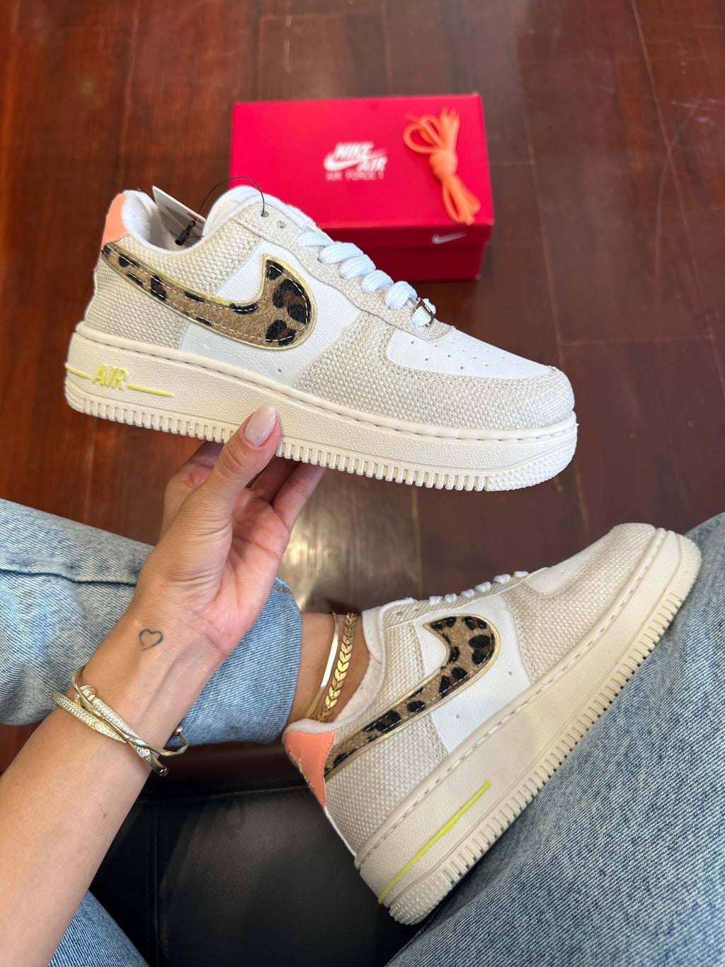 Tênis Nike Air Force Animal Print