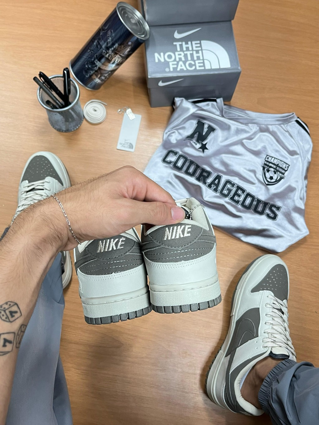 Tênis Nike Dunk Low The North Face