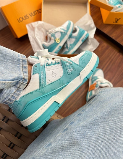 Tênis LV Azul Bebê Trainer Prime