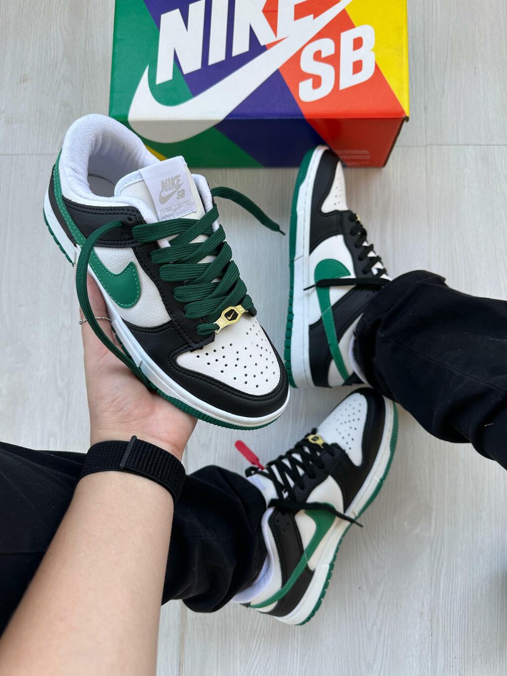 Tênis Nike Dunk Low Preto/Verde