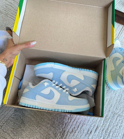 Tênis Nike Dunk Low Azul Bebê