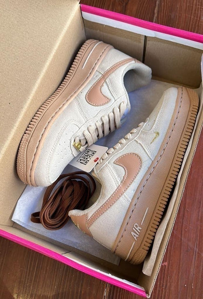 Tênis Nike Air Force Jeans Rose Premium