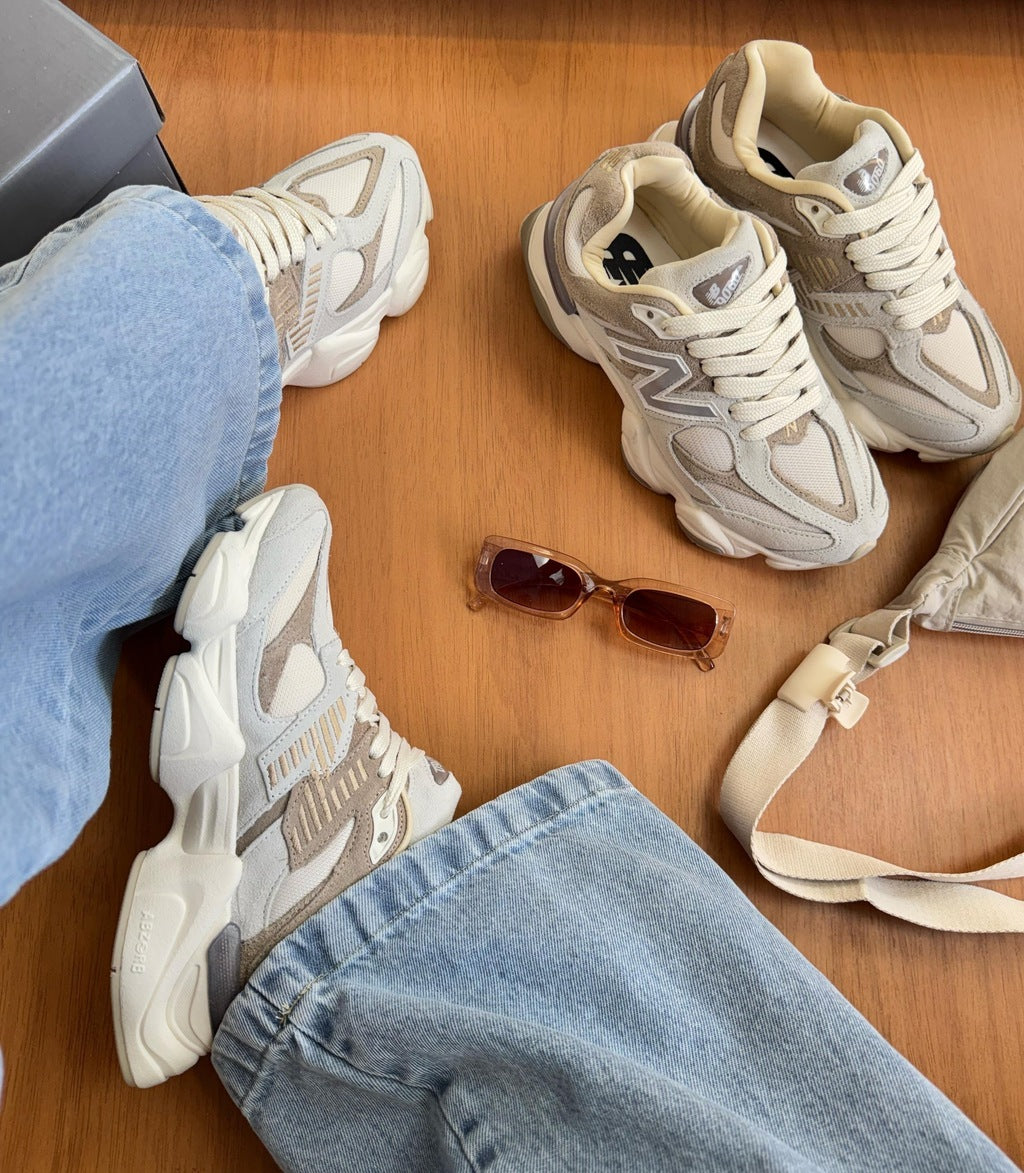 Tênis New Balance 9060 Off White Couro 100% Legítimo