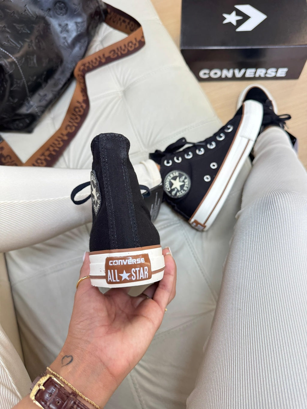 Tênis All Star Cano Alto Preto Prime