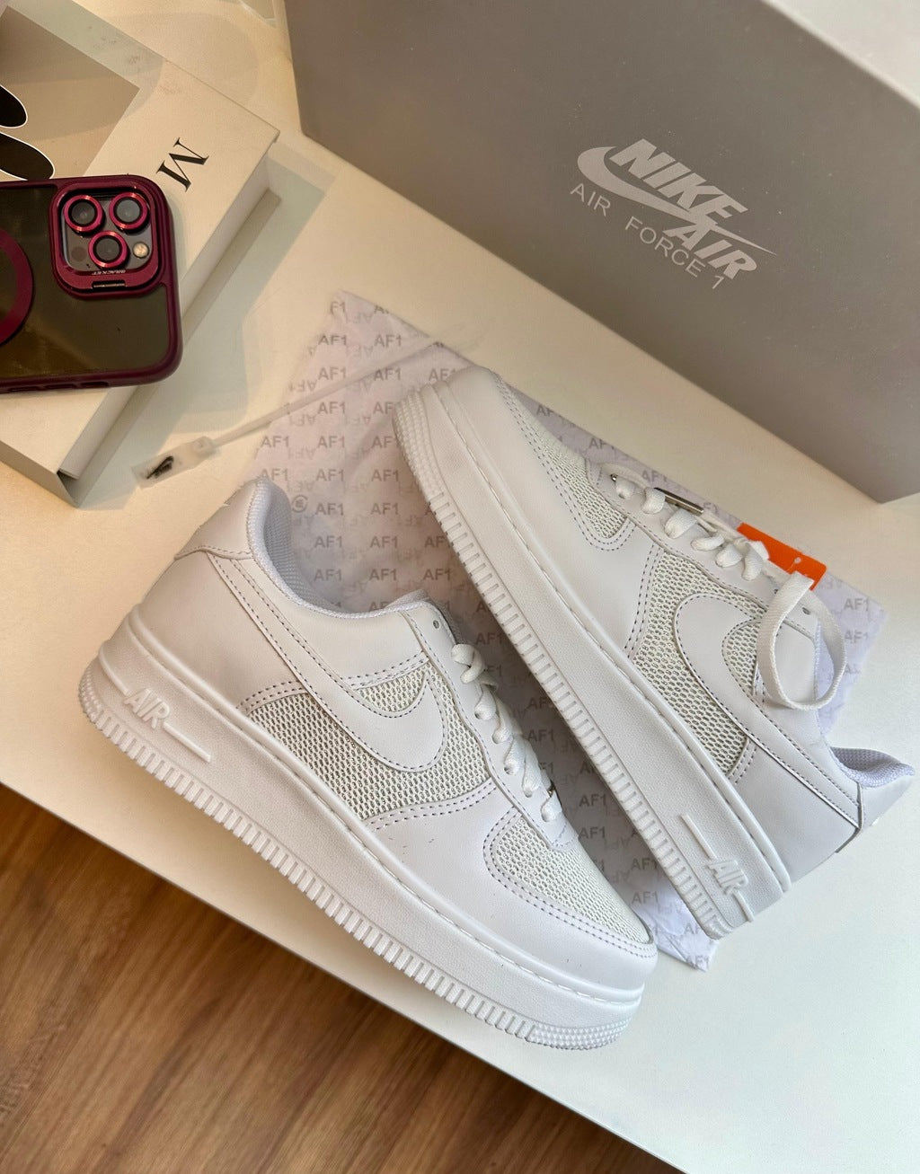 Tênis Nike Air Force Star Gliter