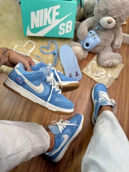 Tênis Nike Dunk Low Azul Teddy Bear