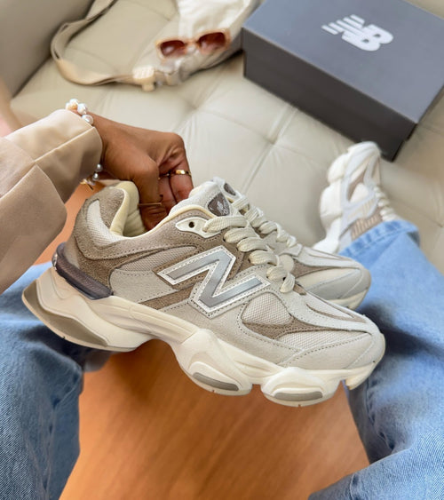 Tênis New Balance 9060 Off White Couro 100% Legítimo