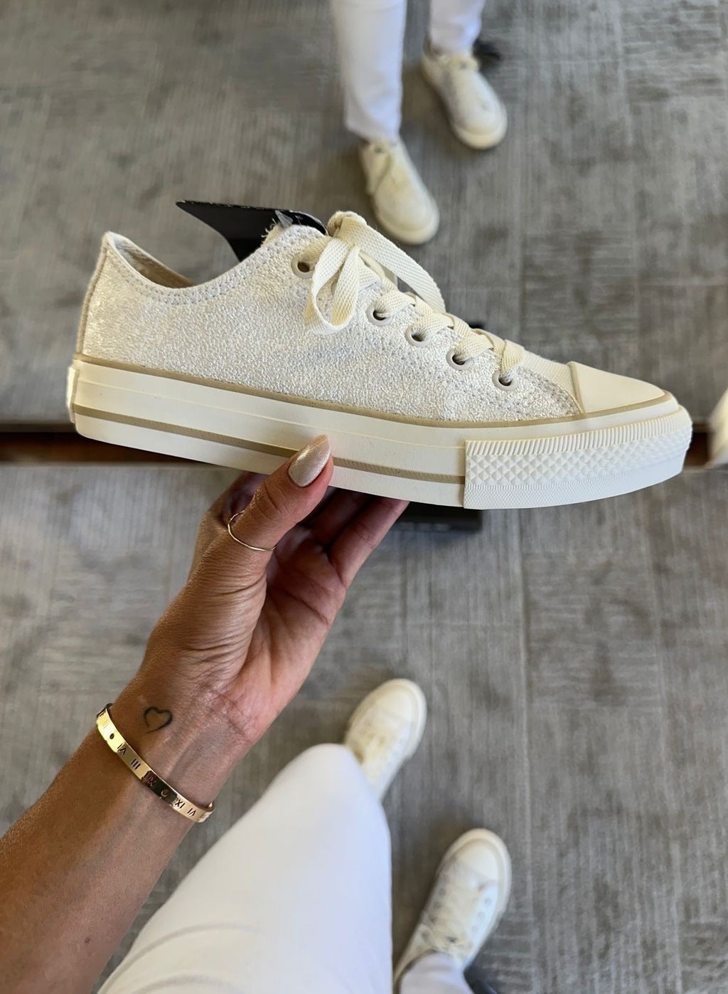 Tênis All Star Shine Prata Prime