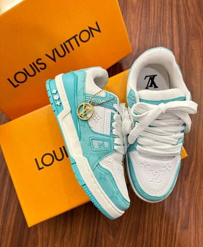 Tênis LV Azul Bebê Trainer Prime