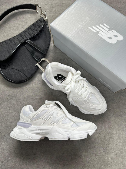 Tênis New Balance 9060 Branco Couro 100% Legítimo