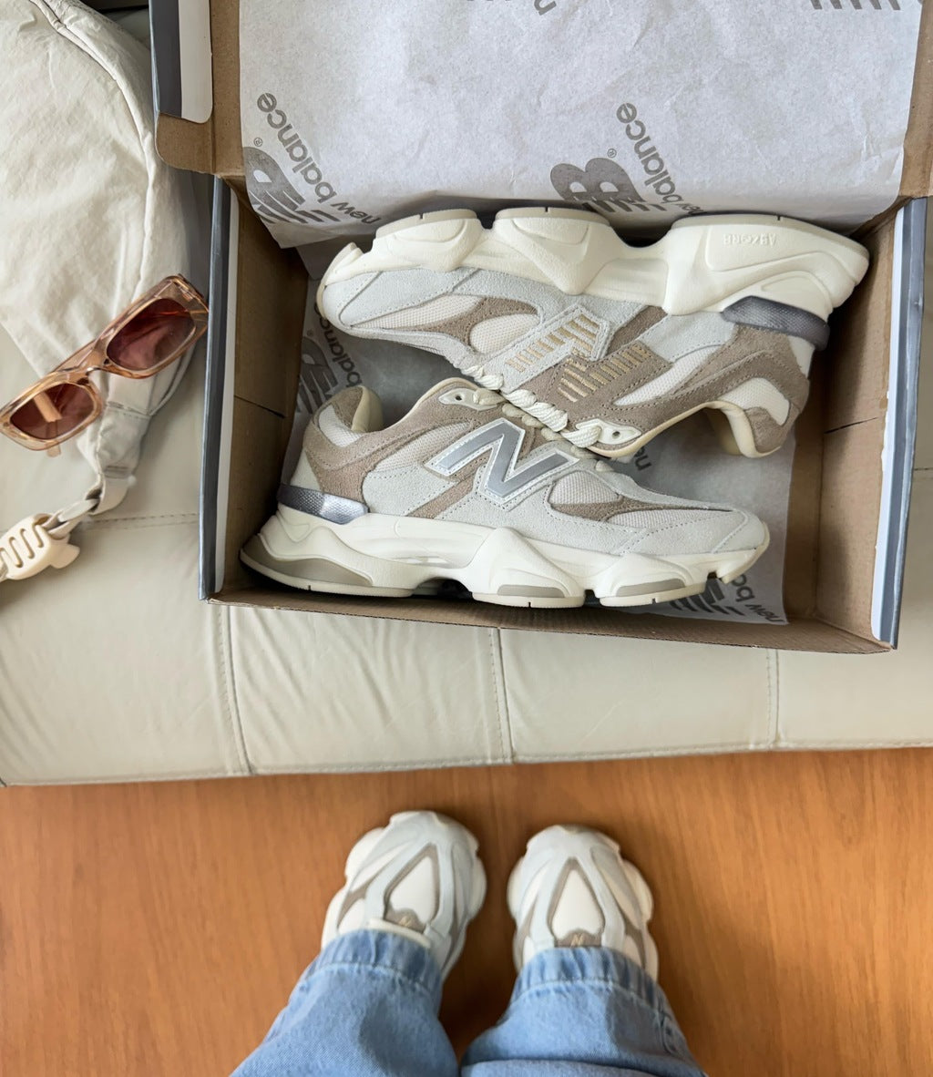 Tênis New Balance 9060 Off White Couro 100% Legítimo